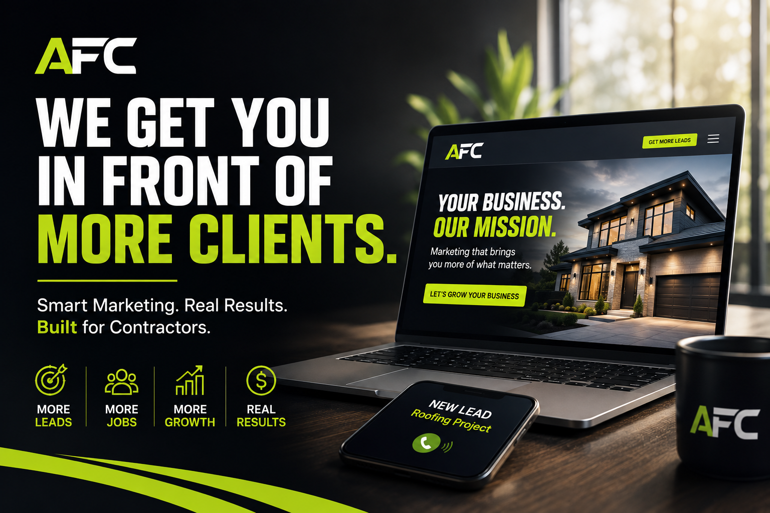 AFC contractor advertising — getting your business in front of more clients